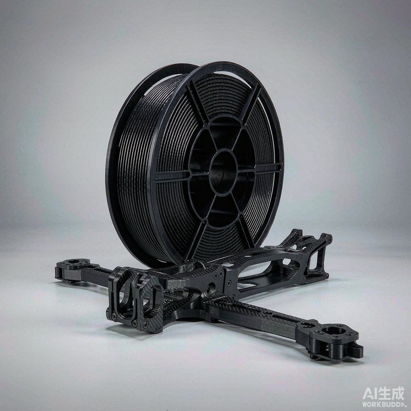 PETG-CF 3D打印材料实拍